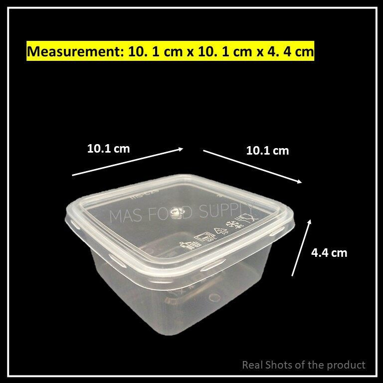 500Sets Per Carton Square Container MS SQ 250 With Lid