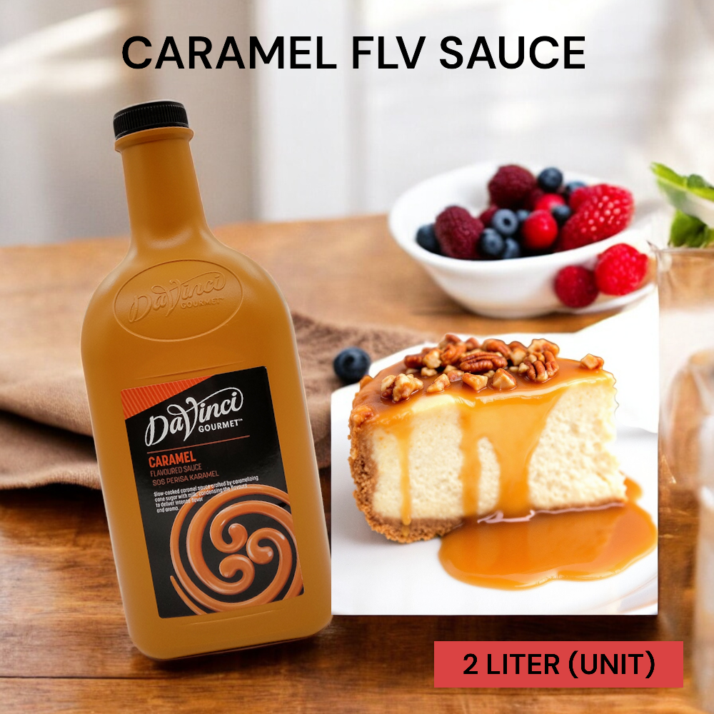 DA VINCI GOURMET CARAMEL FLV SAUCE 2 LITER PER UNIT