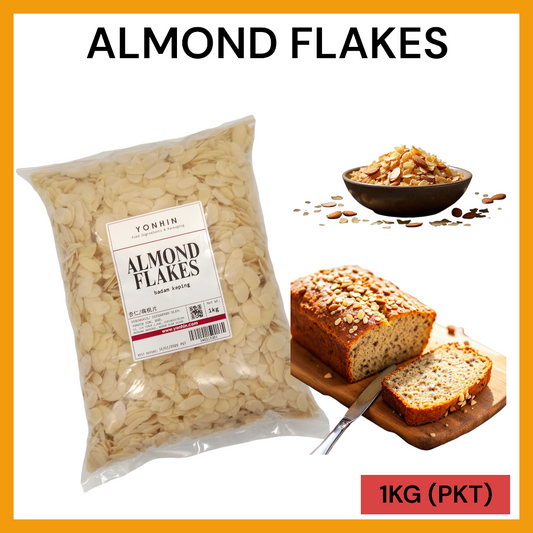 ALMOND FLAKES 500GM PER PKT