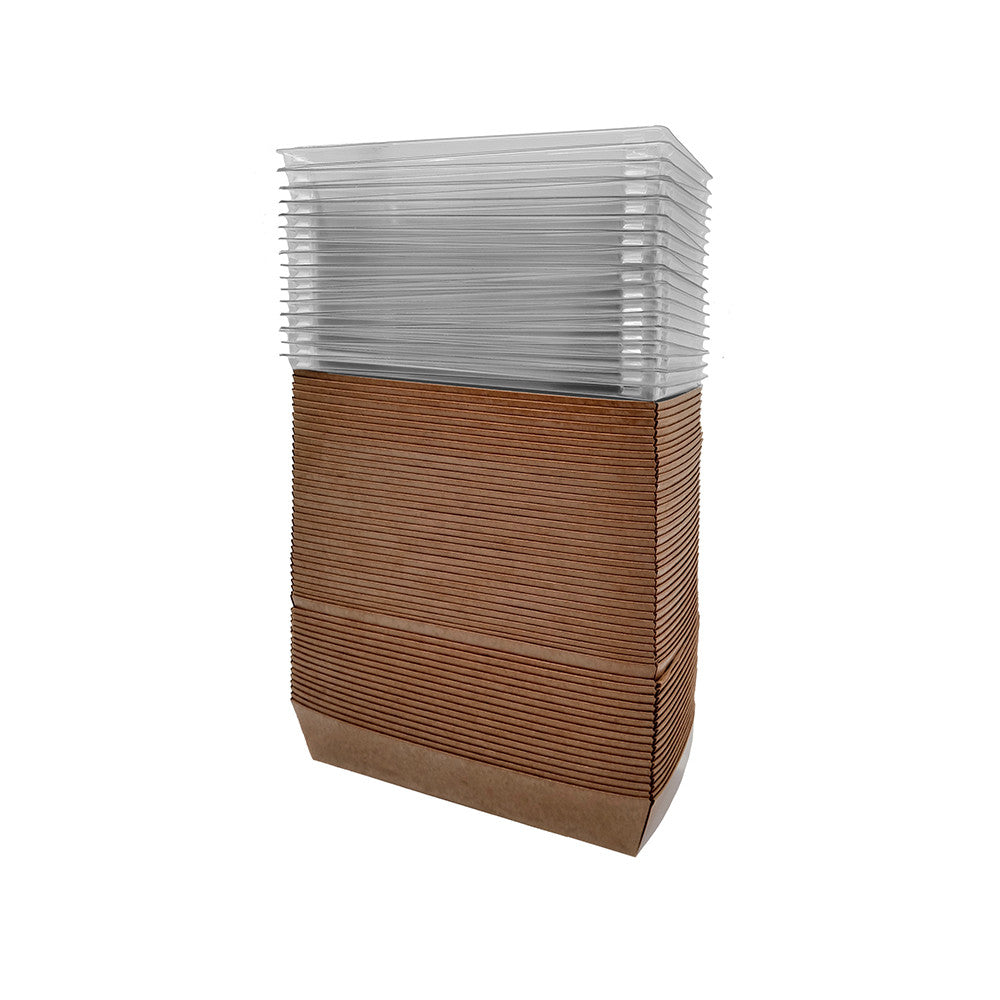 RECTANGLE DESSERT PACKAGING BOX (KRAFT PAPER) 50's Per Pack