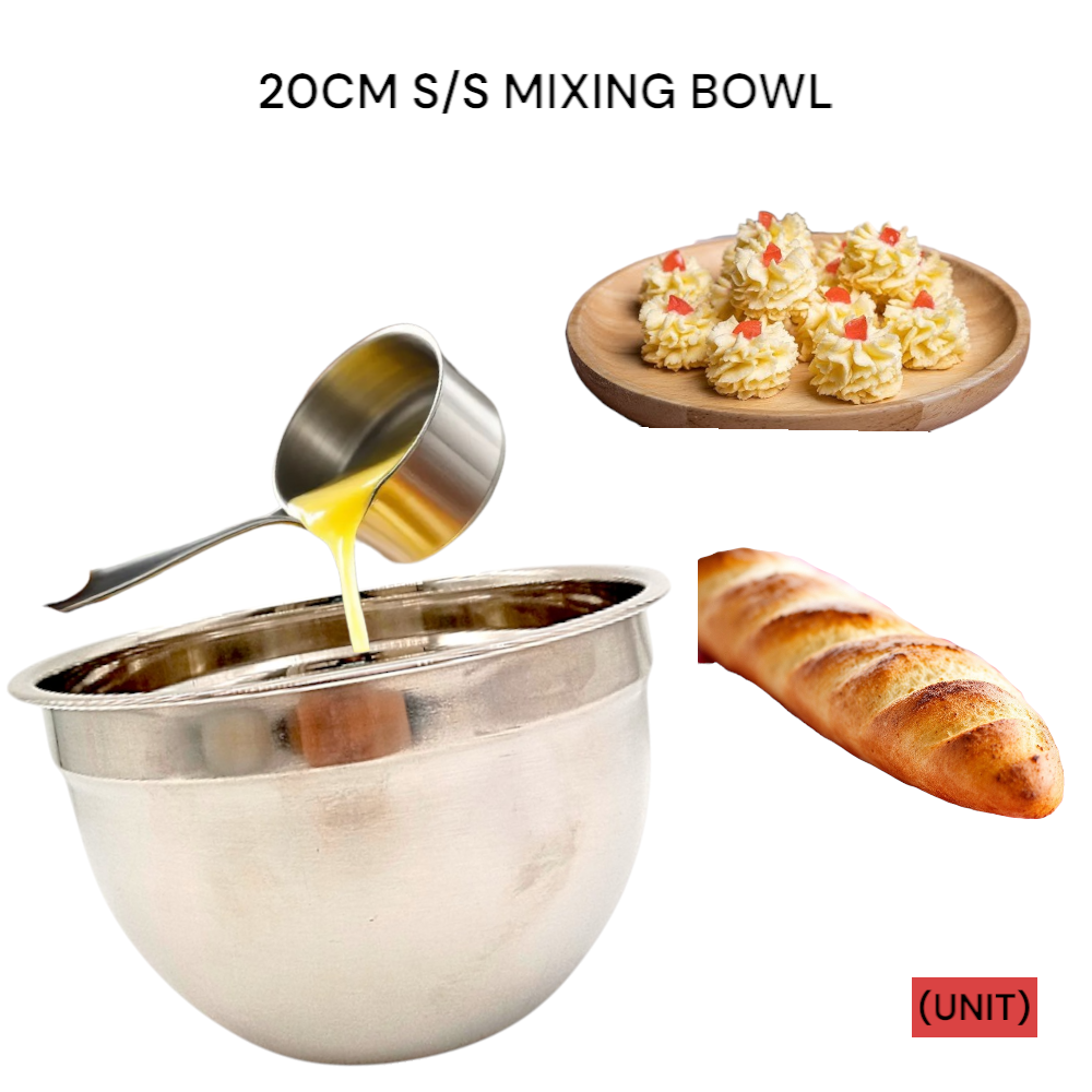 20 CM S/S MIXING BOWL (73-SS20) PER UNIT