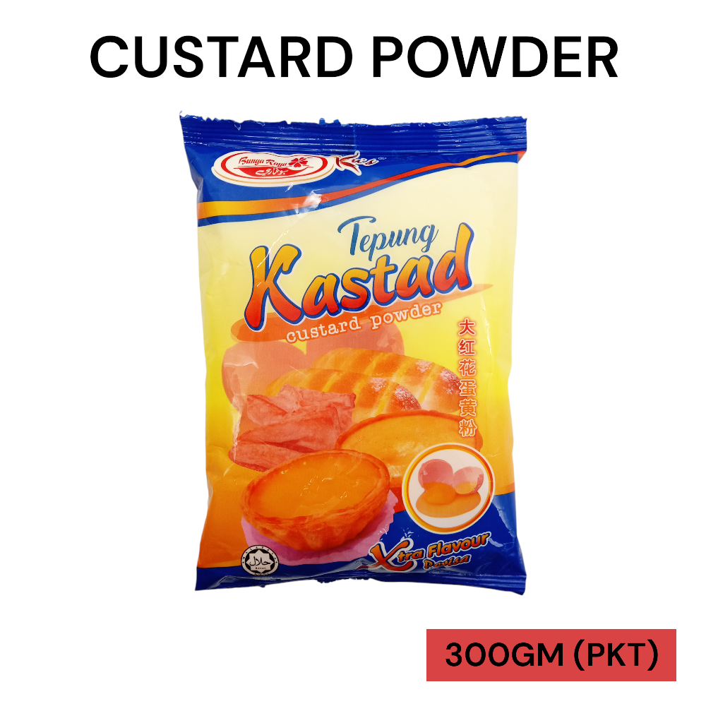 BUNGA RAYA CUSTARD POWDER 300GM PER UNIT