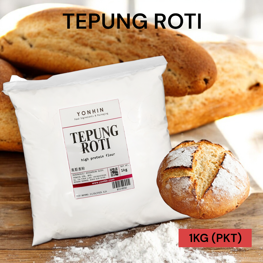 TEPUNG ROTI 1KG PER PKT-R