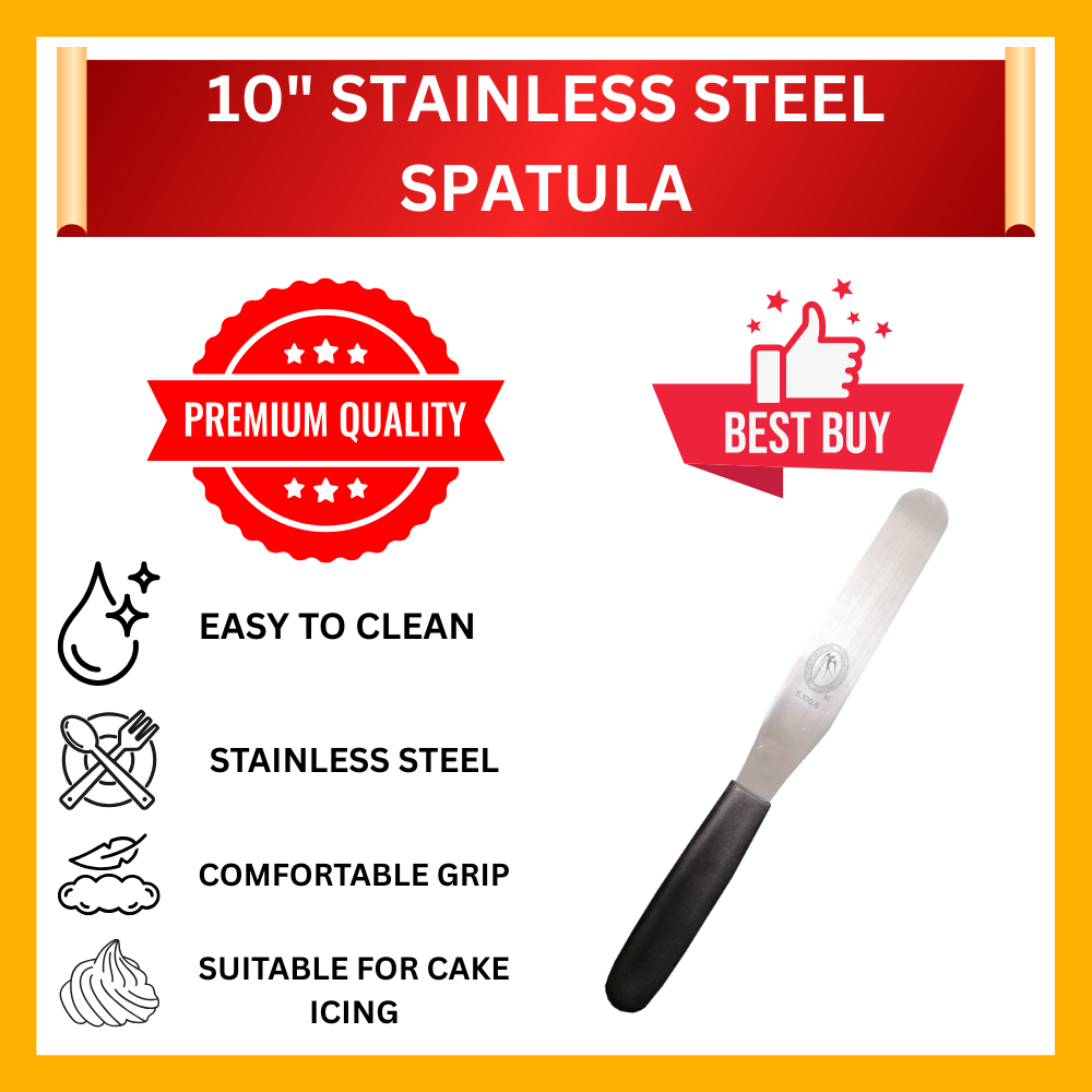 10" STAINLESS STEEL SPATULA
