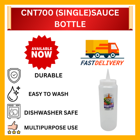 CNT700 SAUCE BOTTLE WITH SINGLE TUBE