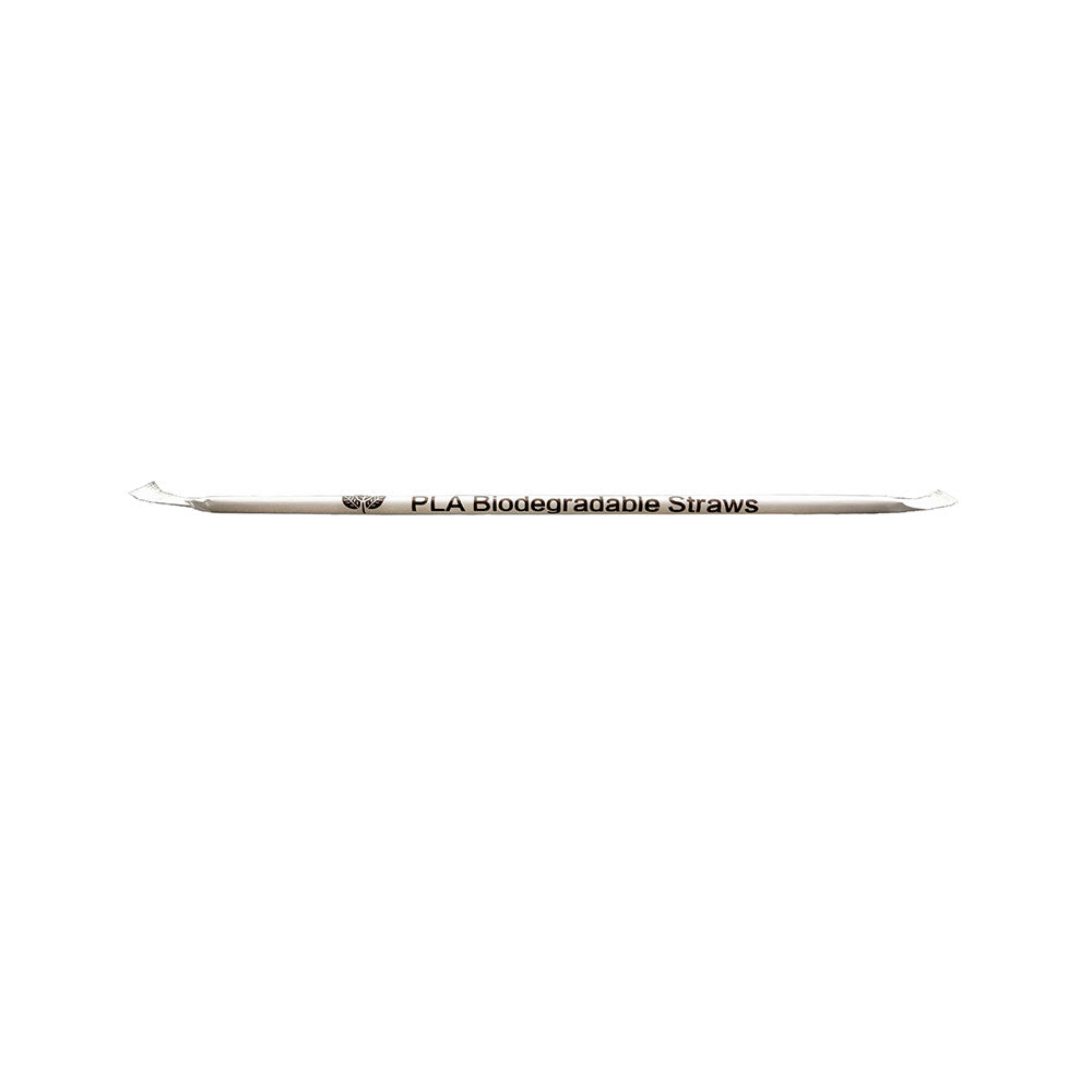 6X230MM BIODEGRADABLE STRAW (INDIVIDUAL PACK) 100'S Per Pack