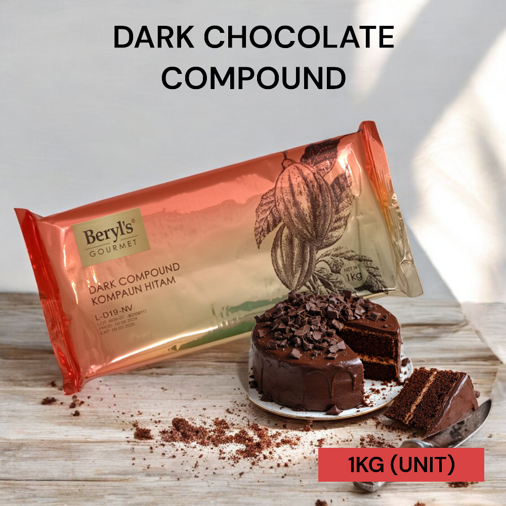 BERYL`S DARK CHOCOLATE COMPOUND 1KG PER UNIT
