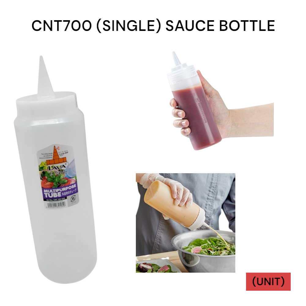 CNT700 SAUCE BOTTLE WITH SINGLE TUBE