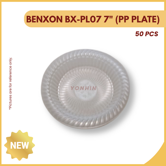 BX-PL07 7" PP PLATE 50PCS-UNIT