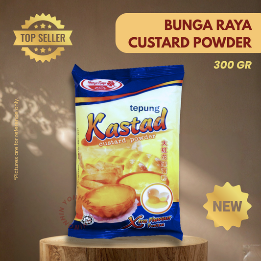 BUNGA RAYA CUSTARD POWDER 300GM-UNIT