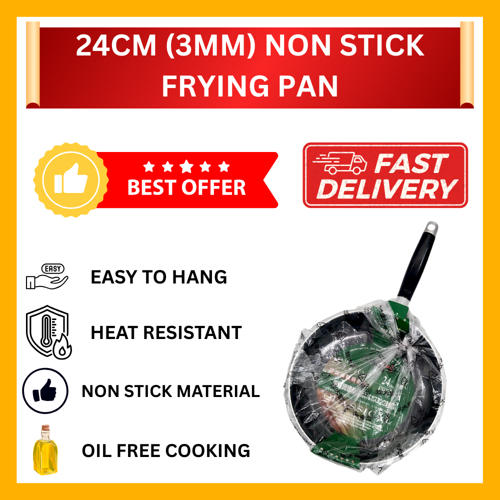24CM (3MM) NON STICK FRYING PAN (NS-22)