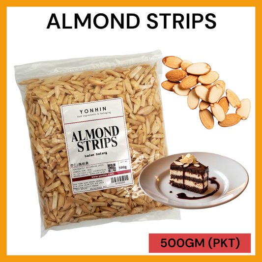 ALMOND STRIPS 500GM PER PKT