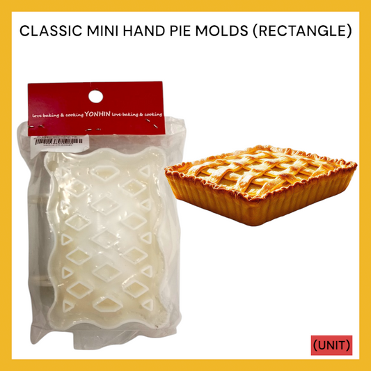 CLASSIC MINI HAND PIE MOLDS (RECTANGLE) PER UNIT