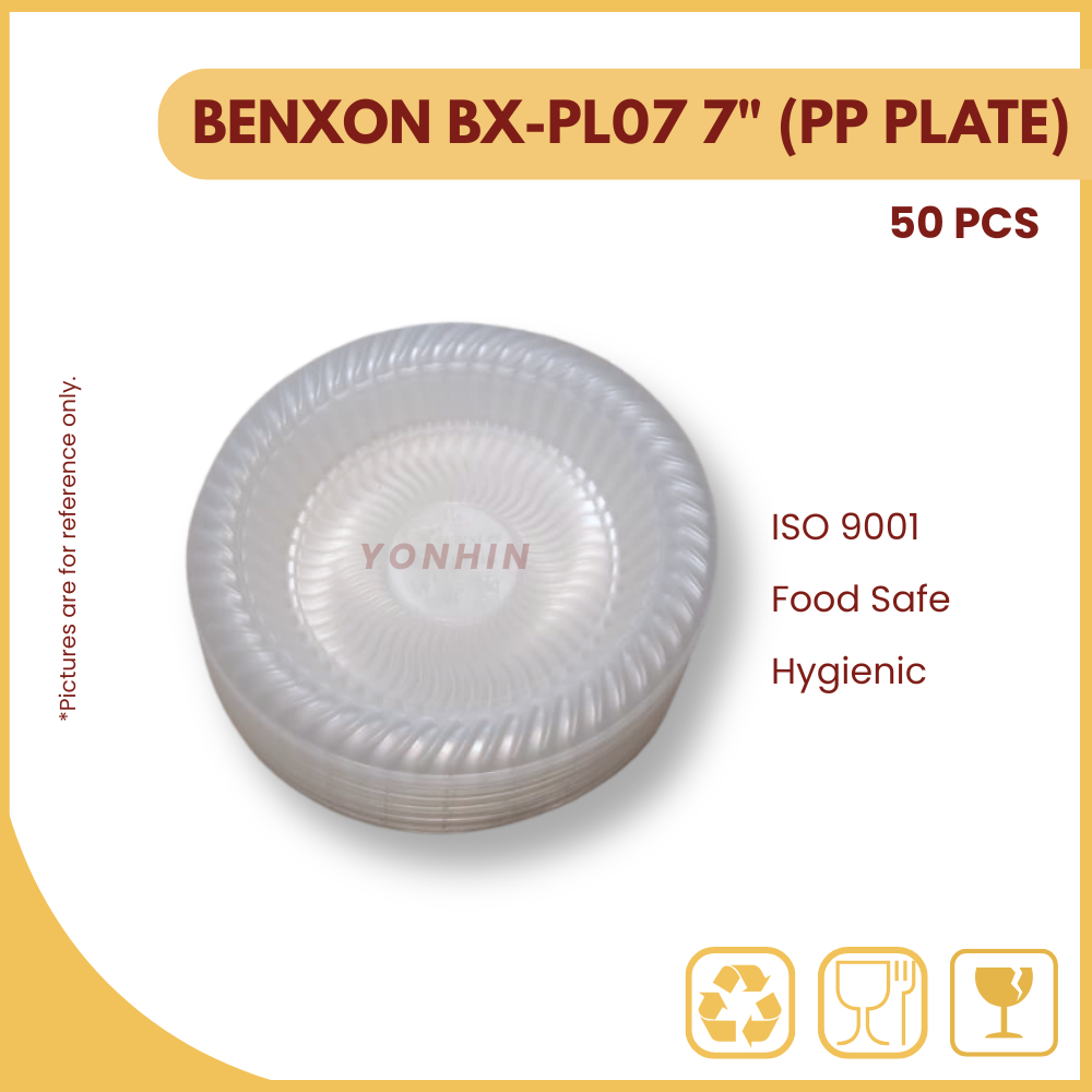BX-PL07 7" PP PLATE 50PCS-UNIT