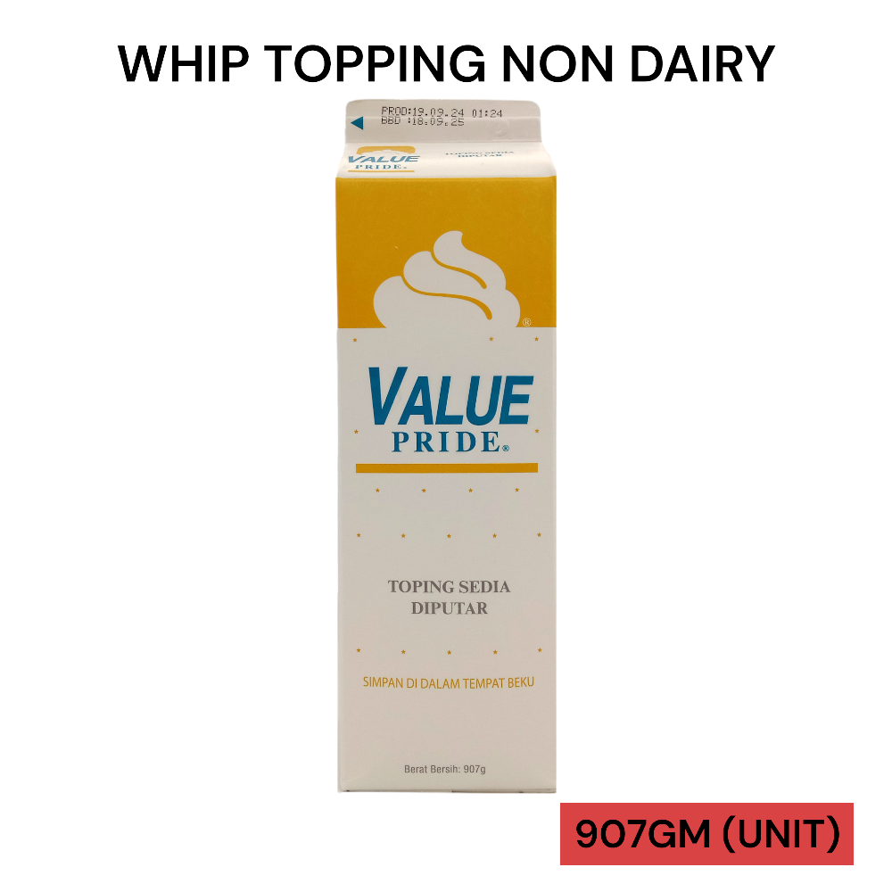 RICH VALUE PRIDE WHIP TOPPING NON DAIRY (05359) 907GM PER UNIT