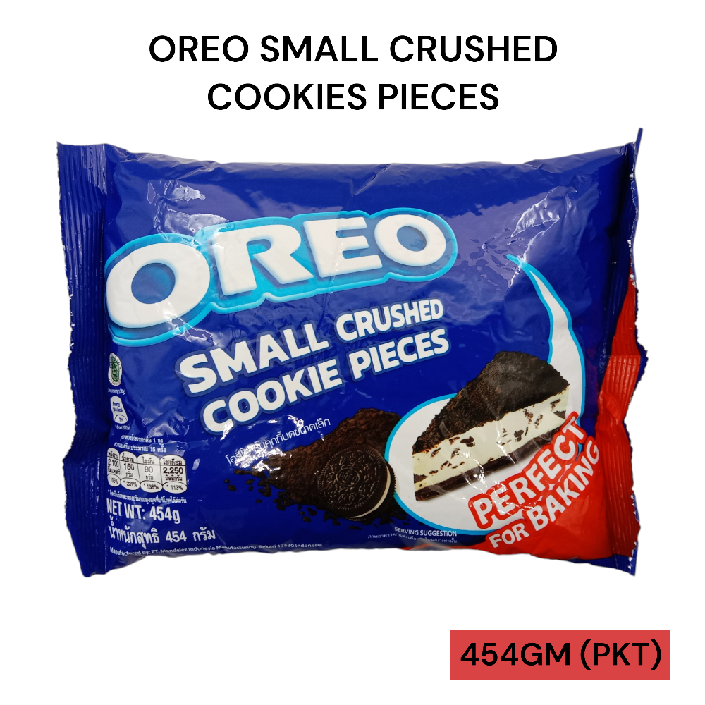 OREO SMALL CRUSHED COOKIE PIECES 454GM PER UNIT