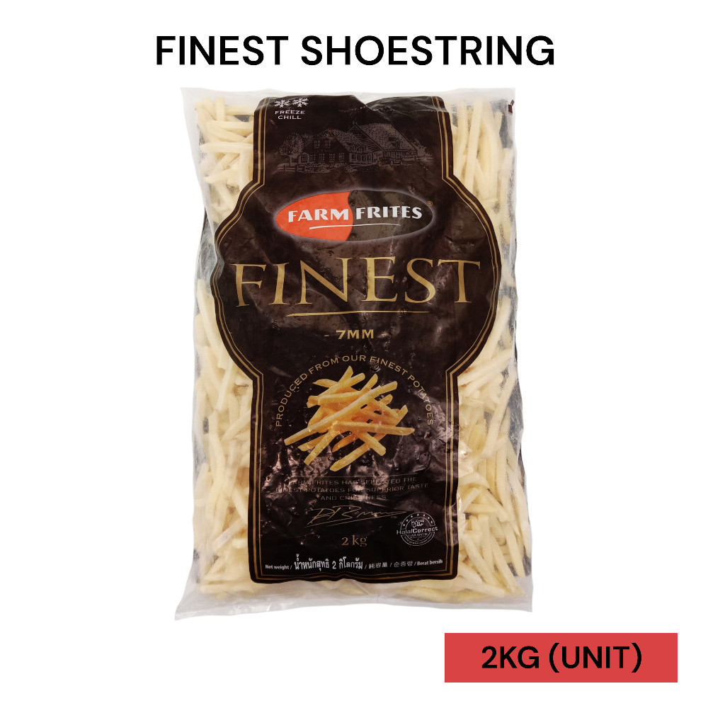 FARMFRITES FINEST SHOESTRING 7MM 2KG PER UNIT