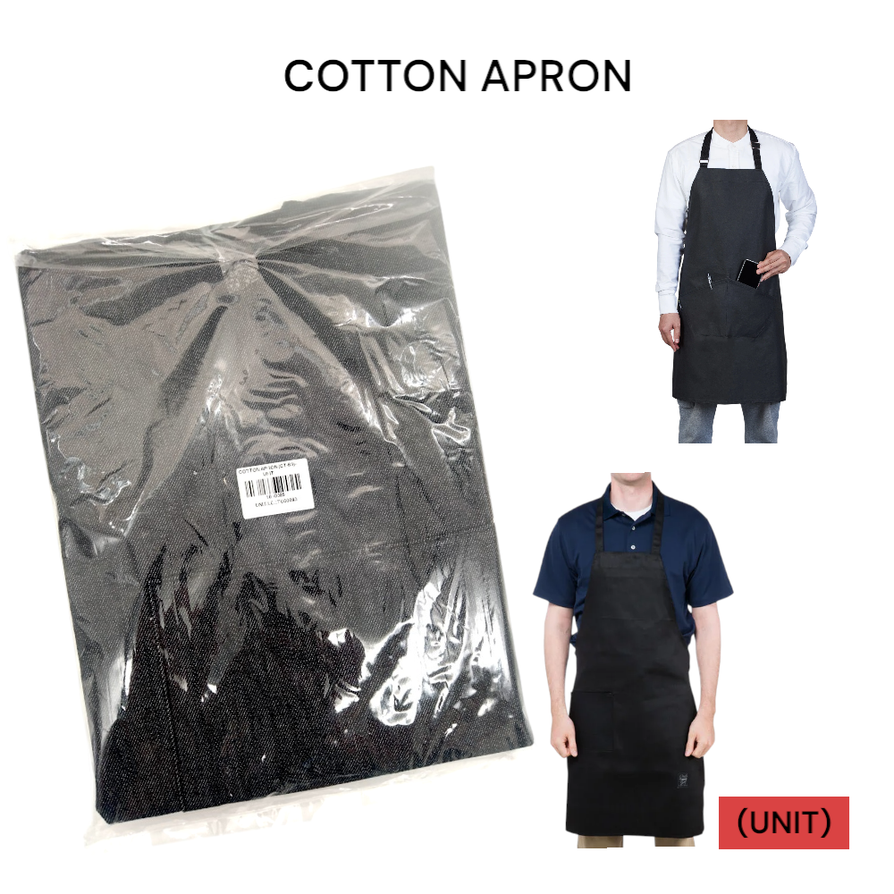 HIGH QUALITY COTTON APRON (CT-63) (READY STOCK)