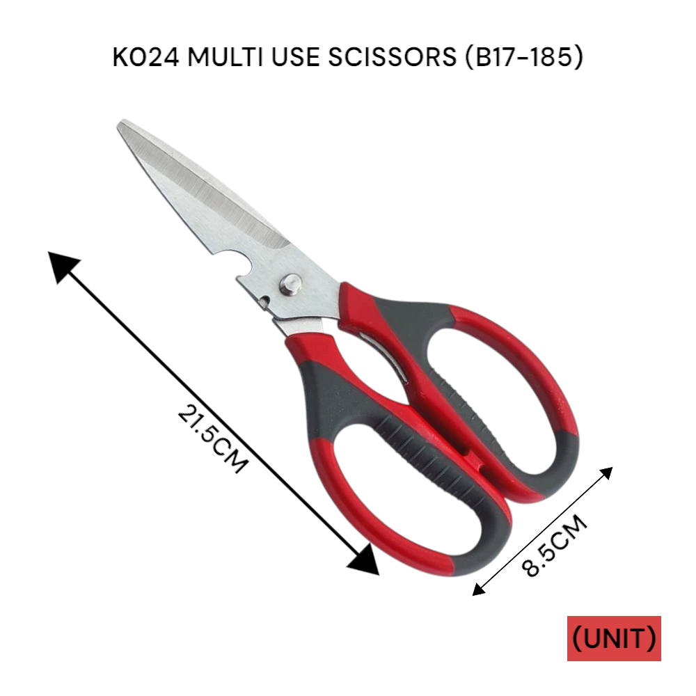 K024 MULTI USE SCISSORS (B17-185) PER UNIT