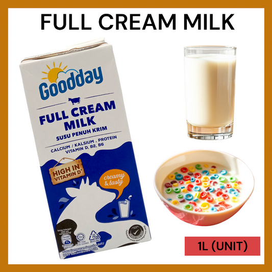 GOODDAY UHT FULL CREAM MILK 1L PER UNIT