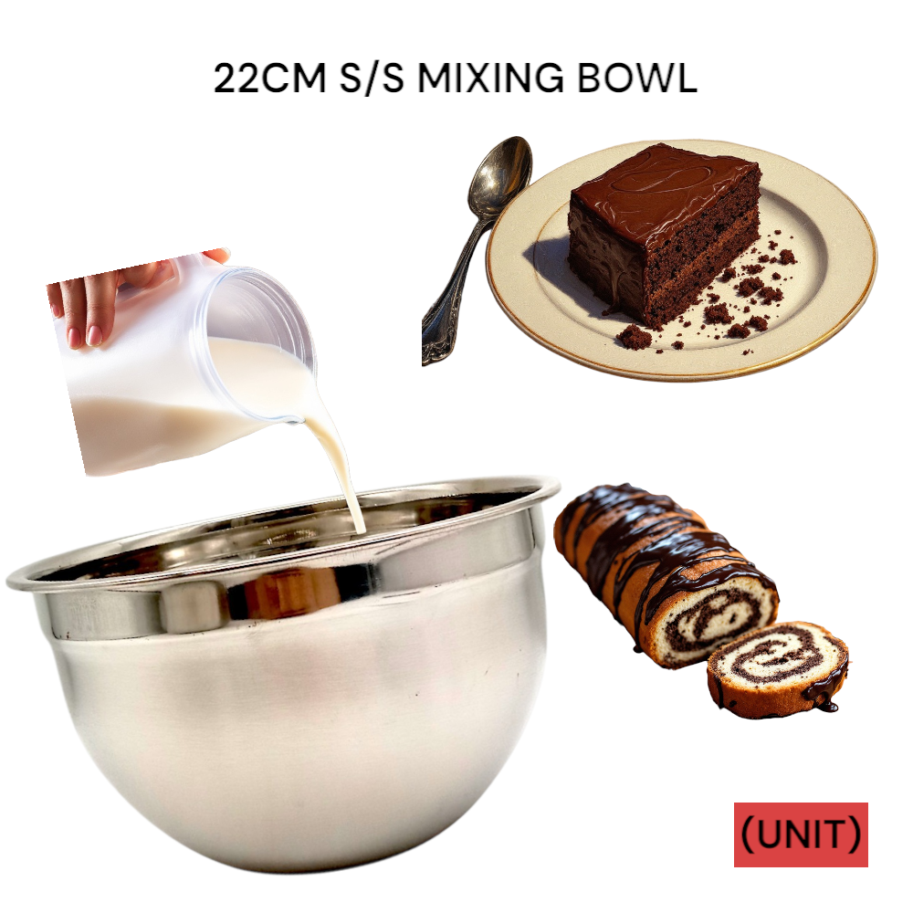 22 CM S/S MIXING BOWL PER UNIT