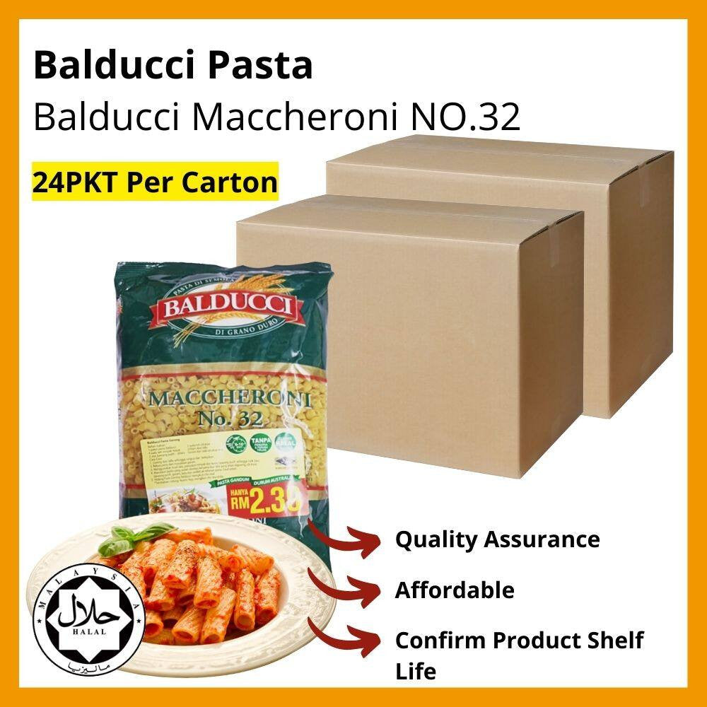 24PKT Per Carton BALDUCCI NO.32 MACCHERONI 400GM