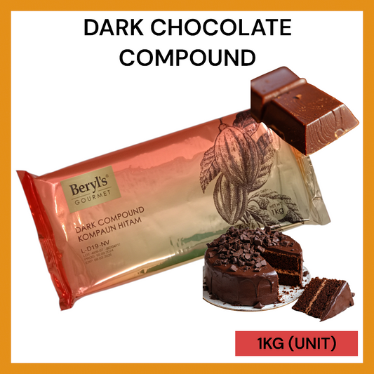 BERYL`S DARK CHOCOLATE COMPOUND 1KG PER UNIT