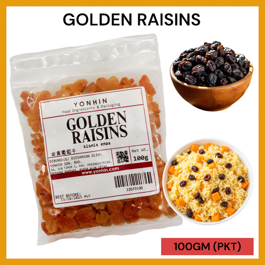 GOLDEN RAISINS 100GM PER PKT