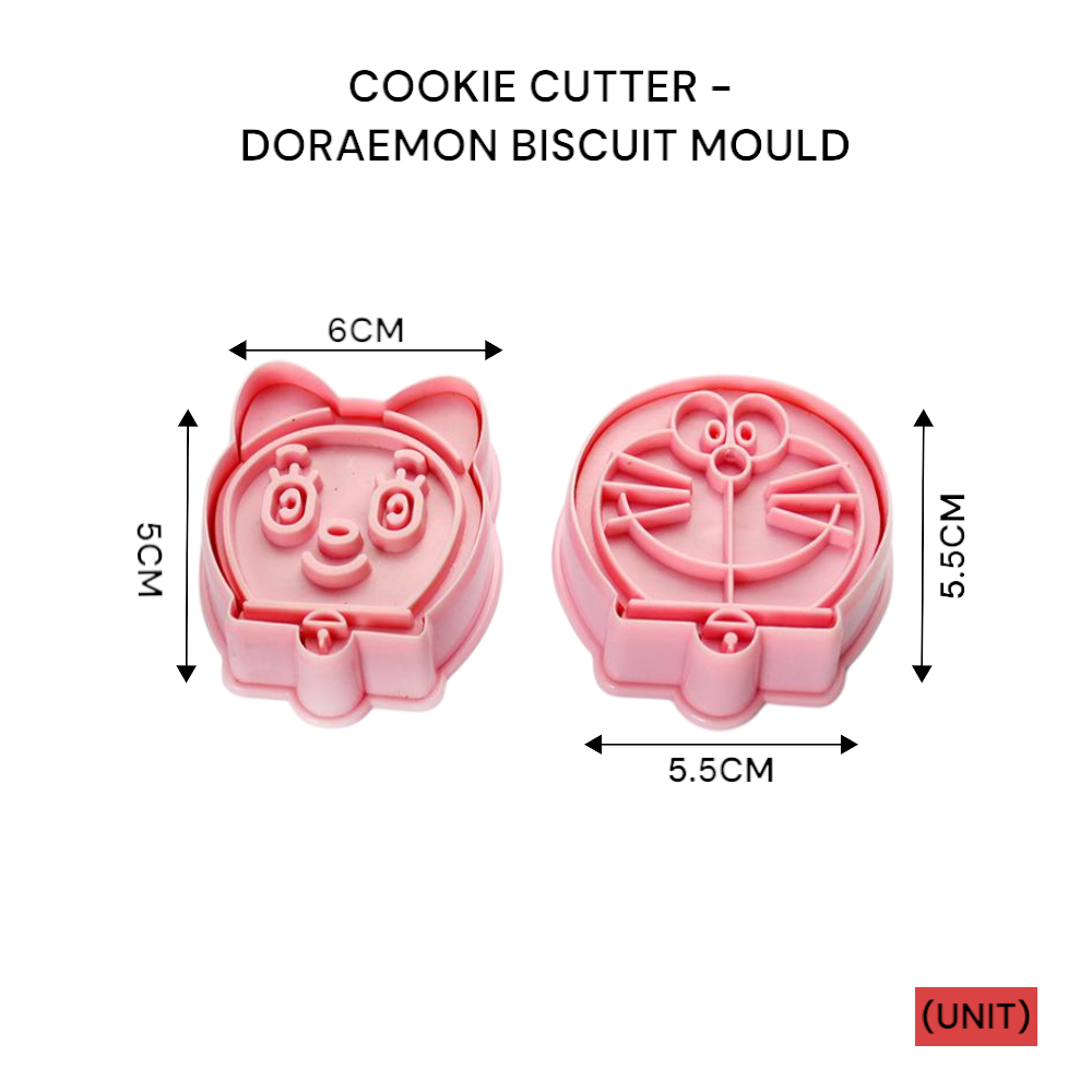 COOKIES CUTTER-DORAEMON BISCUIT MOULD PER UNIT