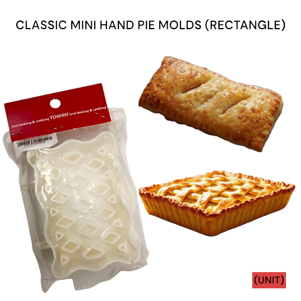 CLASSIC MINI HAND PIE MOLDS (RECTANGLE) PER UNIT