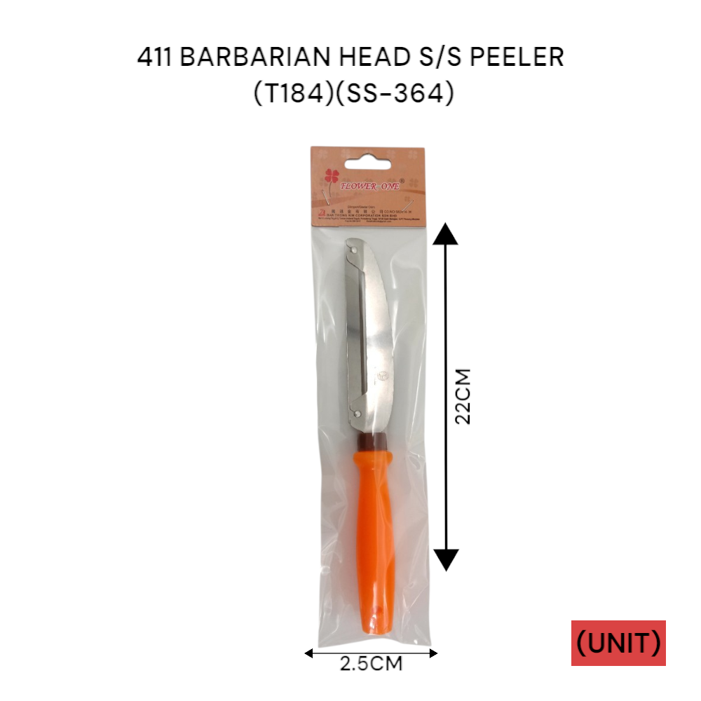 411 BARBARIAN HEAD S/S PEELER (T184) (SS-364) PER UNIT