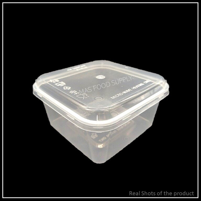 500Sets Per Carton Square Container MS SQ 650 With Lid