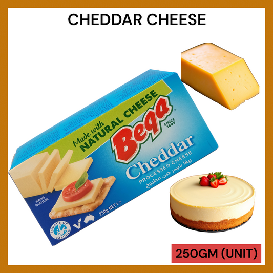 BEGA CHEDDAR CHEESE 250GM PER UNIT
