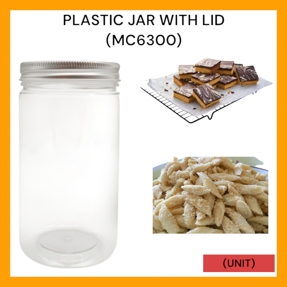 PLASTIC JAR WITH LID (MC 6300) PER UNIT