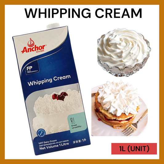 ANCHOR UHT WHIPPING CREAM 1LTR PER UNIT