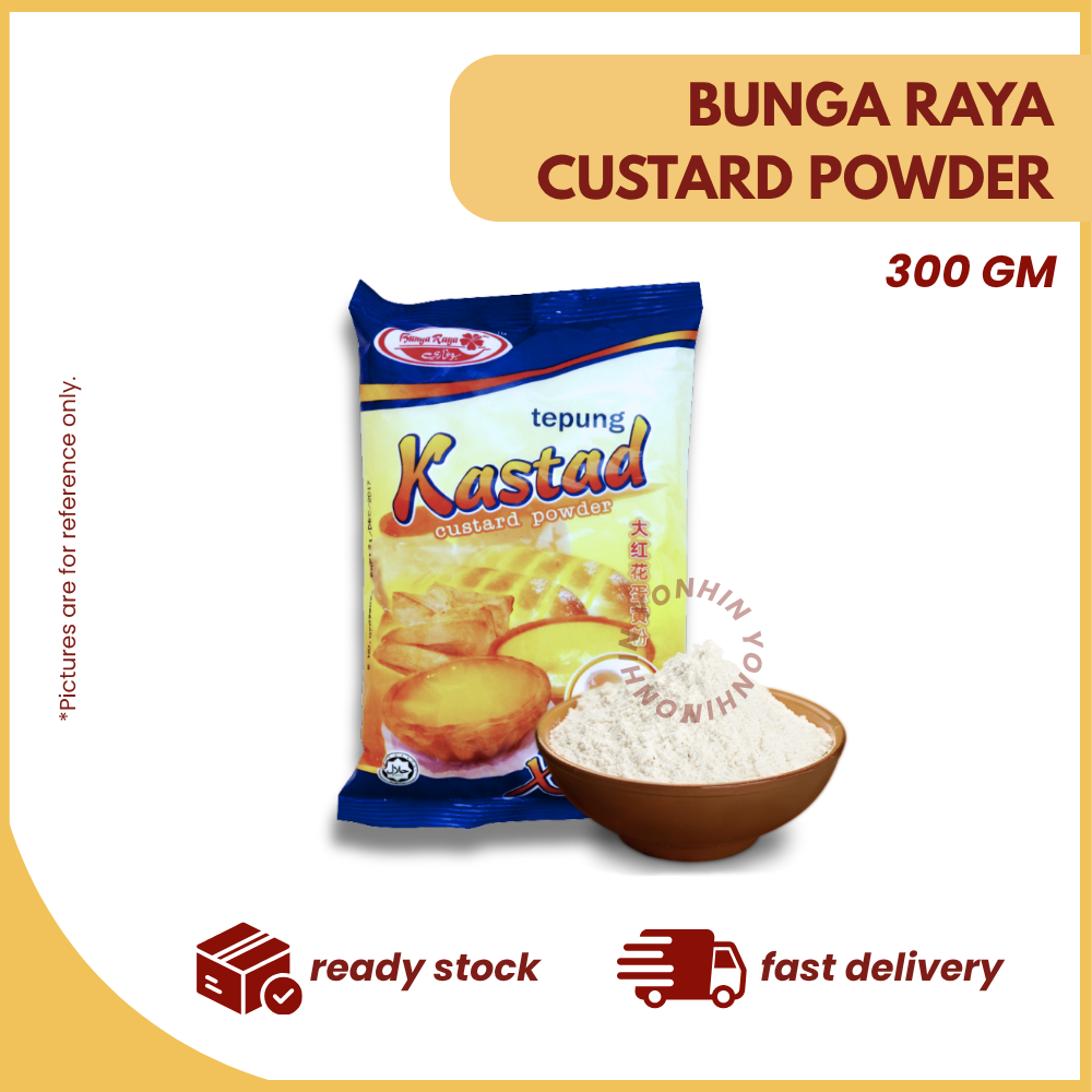 BUNGA RAYA CUSTARD POWDER 300GM-UNIT