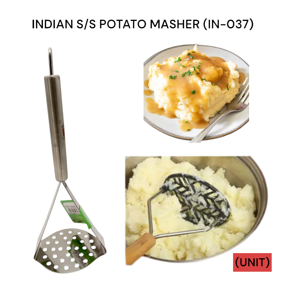 INDIAN S/S POTATO MASHER (IN-037) PER UNIT