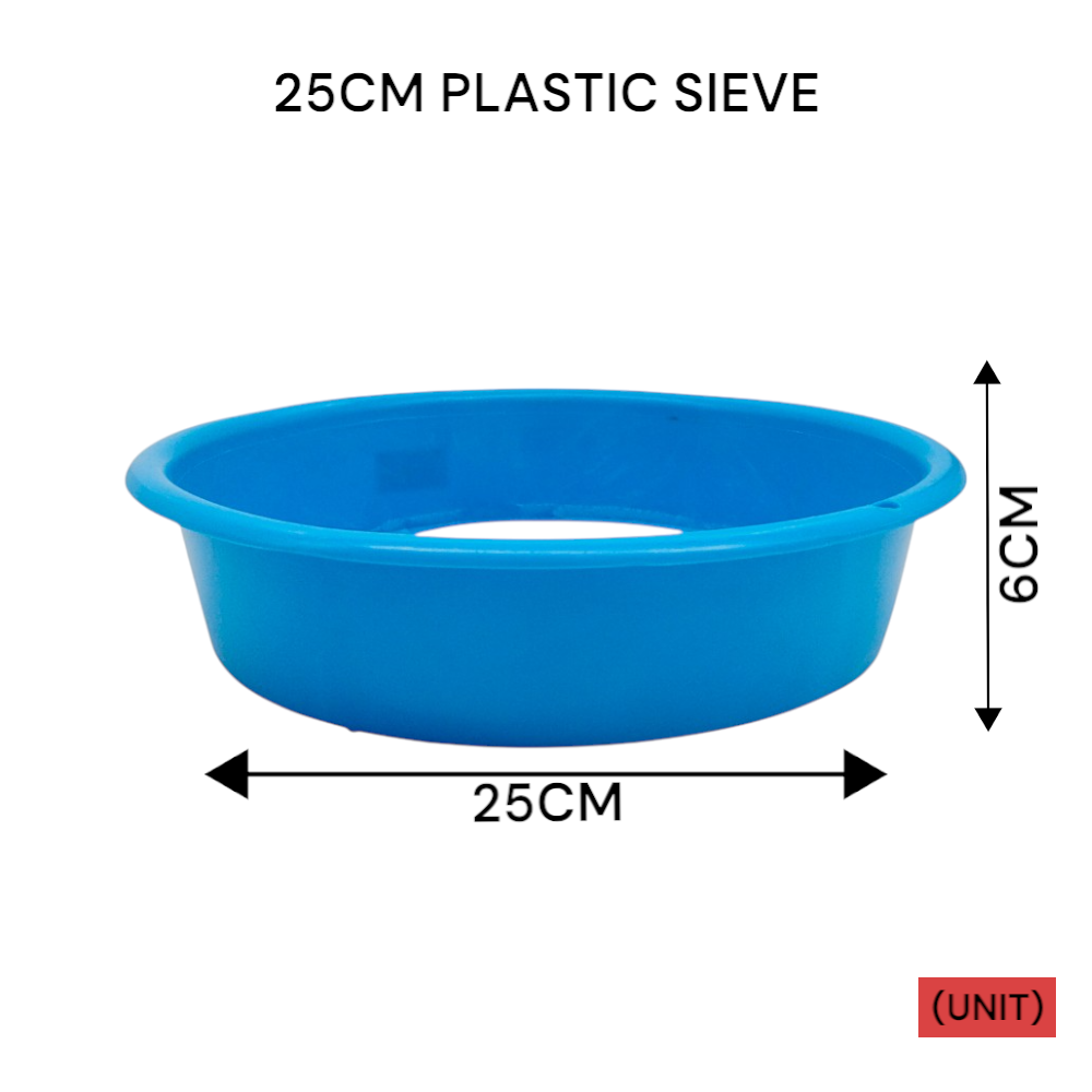 25CM PLASTIC SIEVE (999) (READY STOCK)