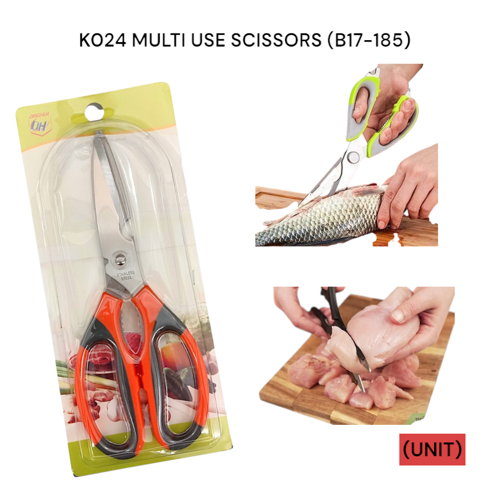 K024 MULTI USE SCISSORS (B17-185) PER UNIT