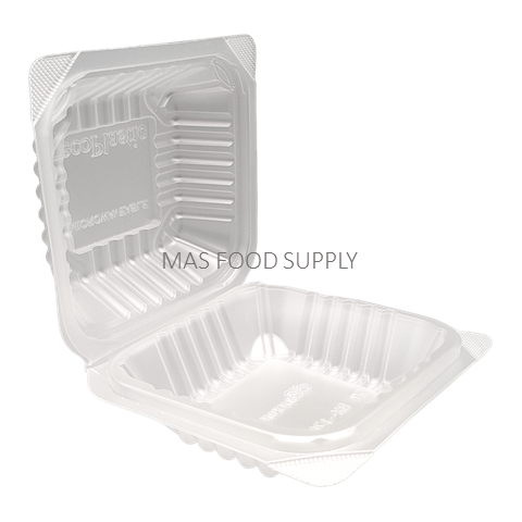 1000 pcs per Carton Container NO. BX-170 Burger Box / Plastic Disposable Lunch Box / Food Container