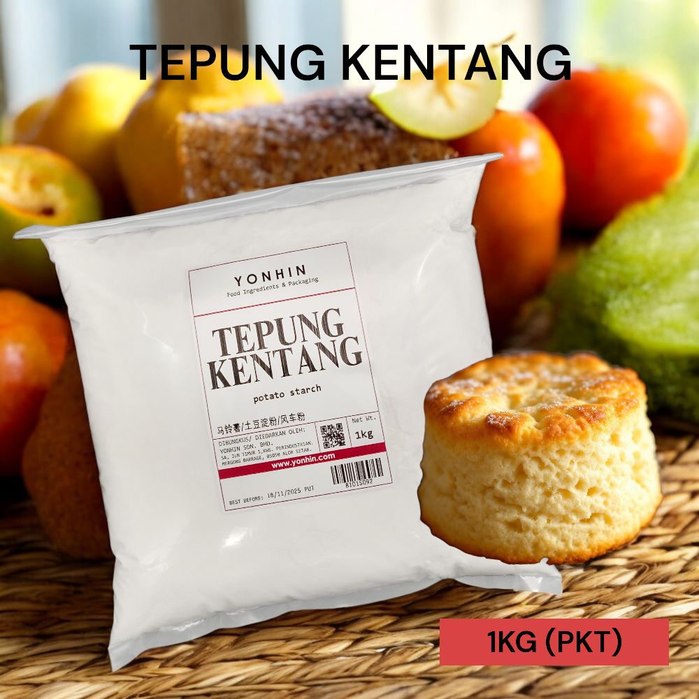 TEPUNG KENTANG (POTATO STARCH) 1KG PER PKT-R