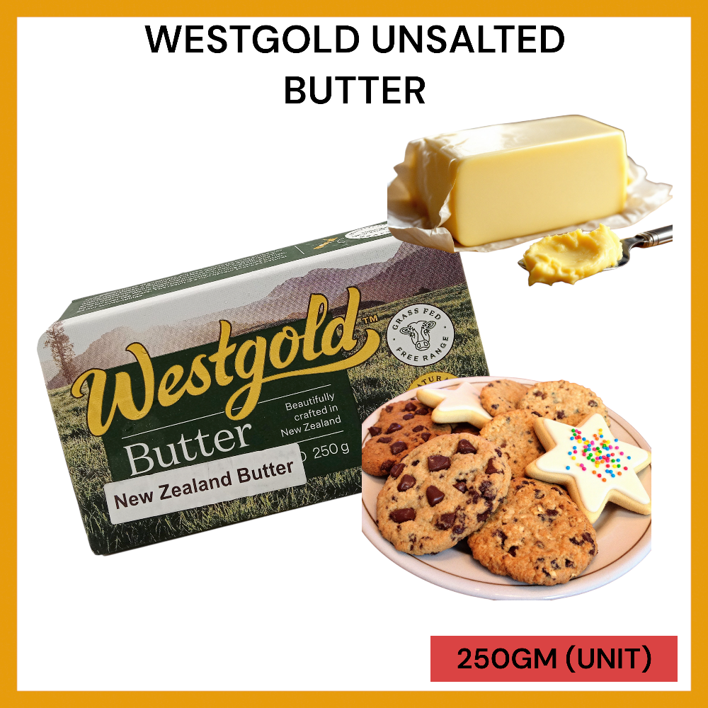 WESTGOLD UNSALTED BUTTER 250G PER UNIT