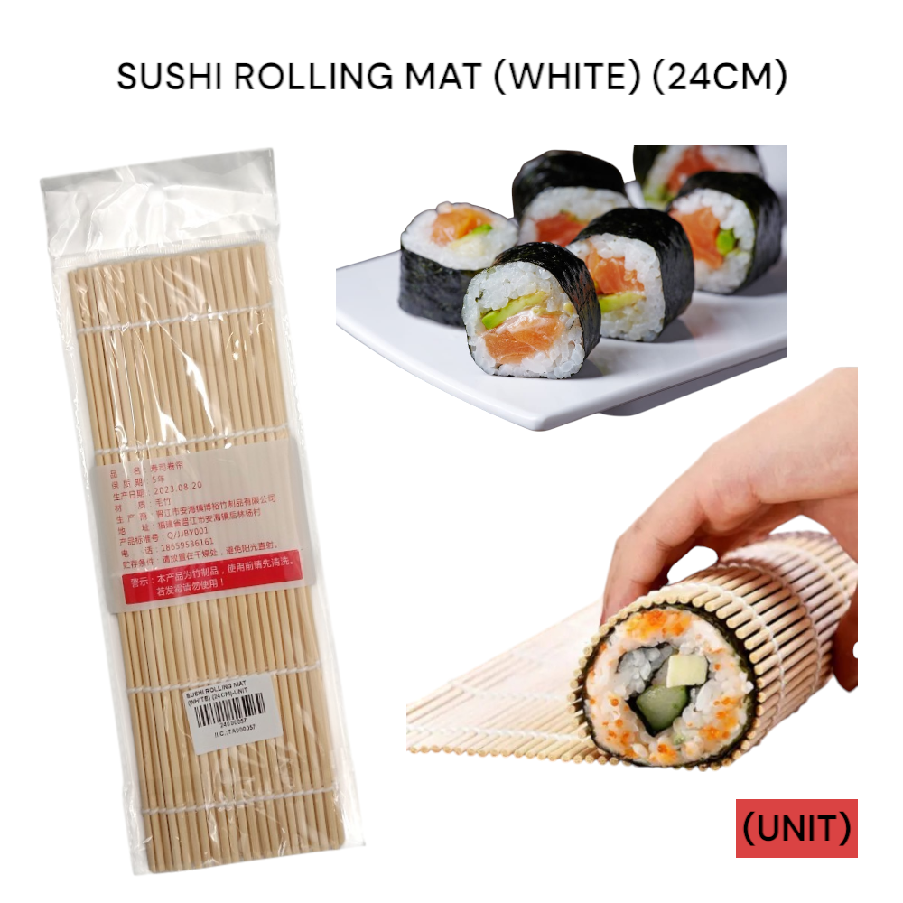 SUSHI ROLLING MAT (WHITE) (24CM) PER UNIT