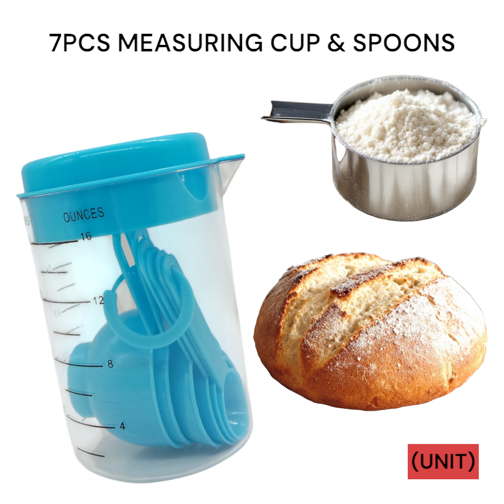 EP-31070 7PCS MEASURING CUP & SPOONS PER UNIT