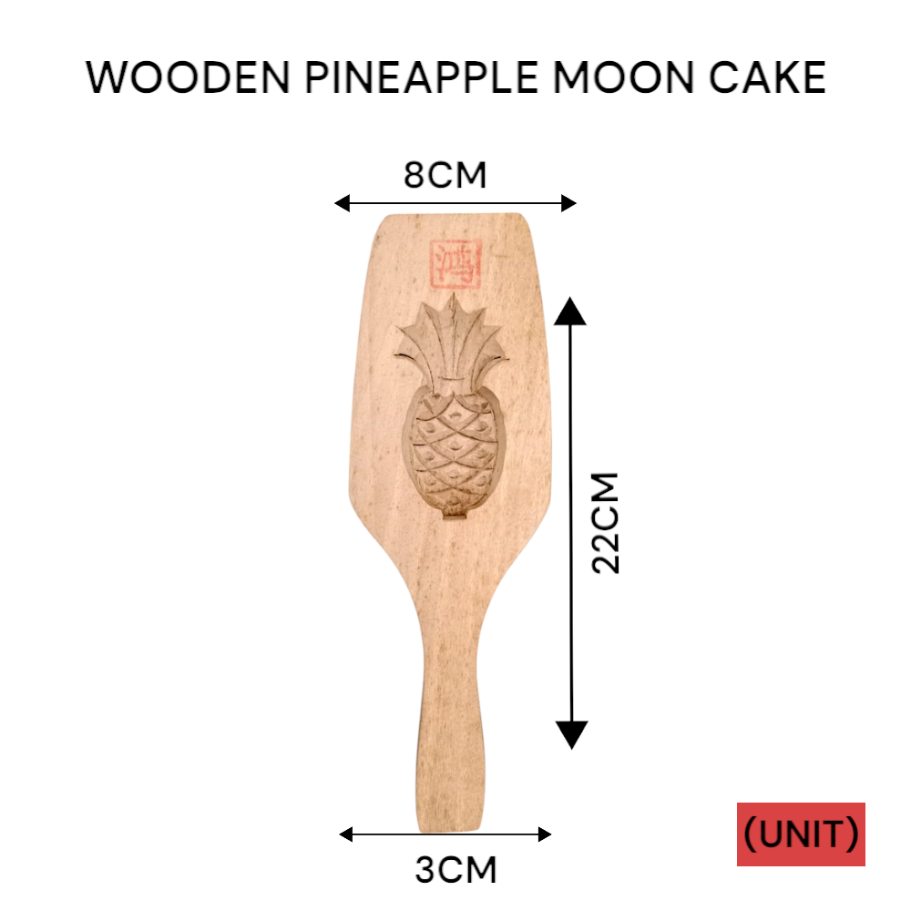 WOODEN PINEAPPLE MOON CAKE PER UNIT