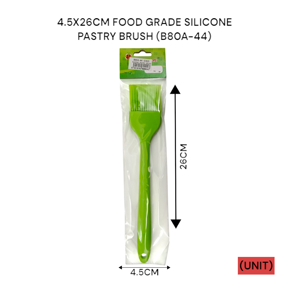 4.5X26CM FOOD GRADE SILICONE PASTRY BRUSH (B80A-44) PER UNIT