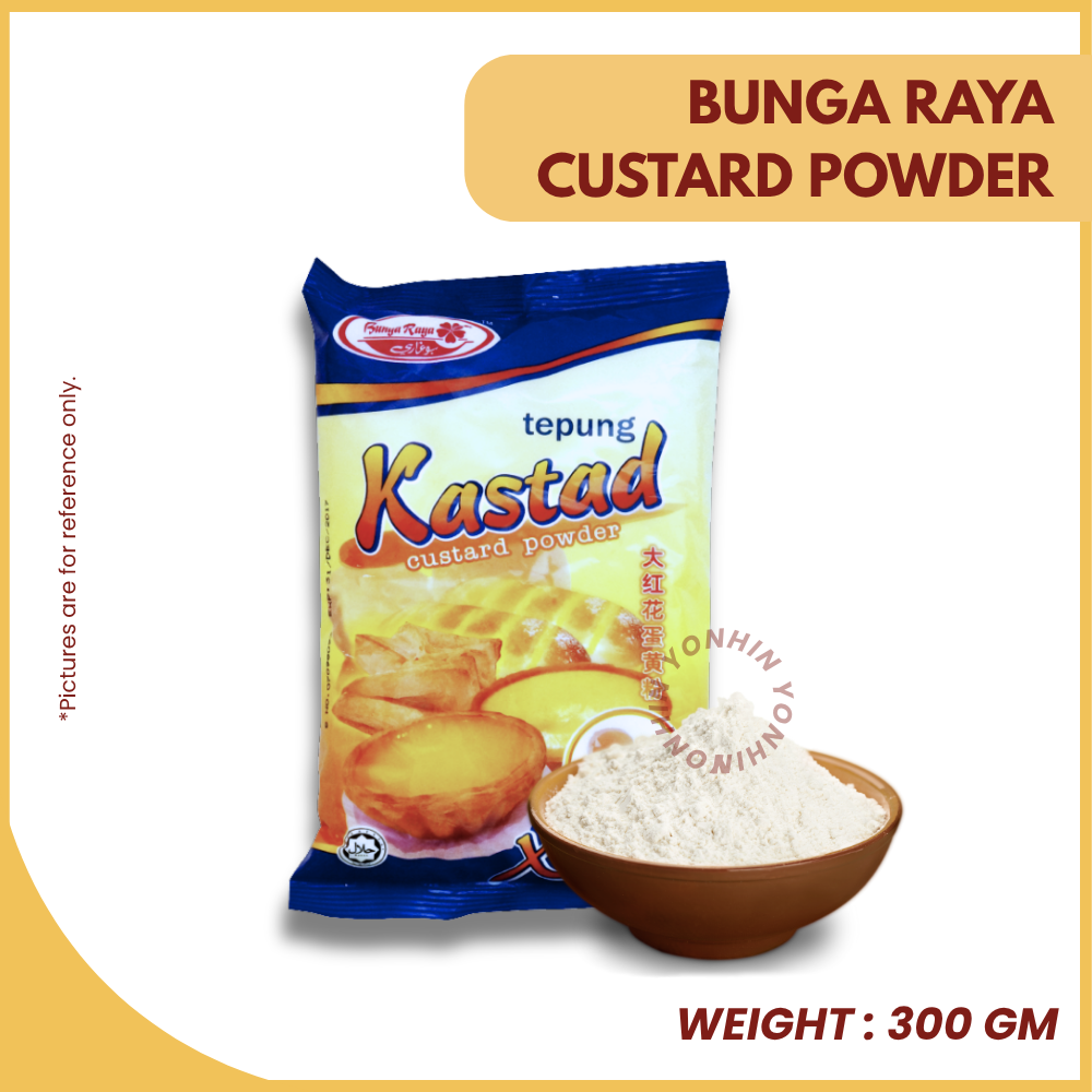 BUNGA RAYA CUSTARD POWDER 300GM-UNIT