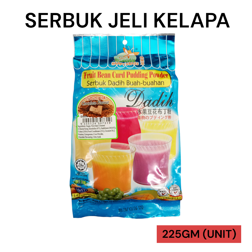 HAPPY GRASS SERBUK DADIH - CHOCOLATE 310GM PER UNIT
