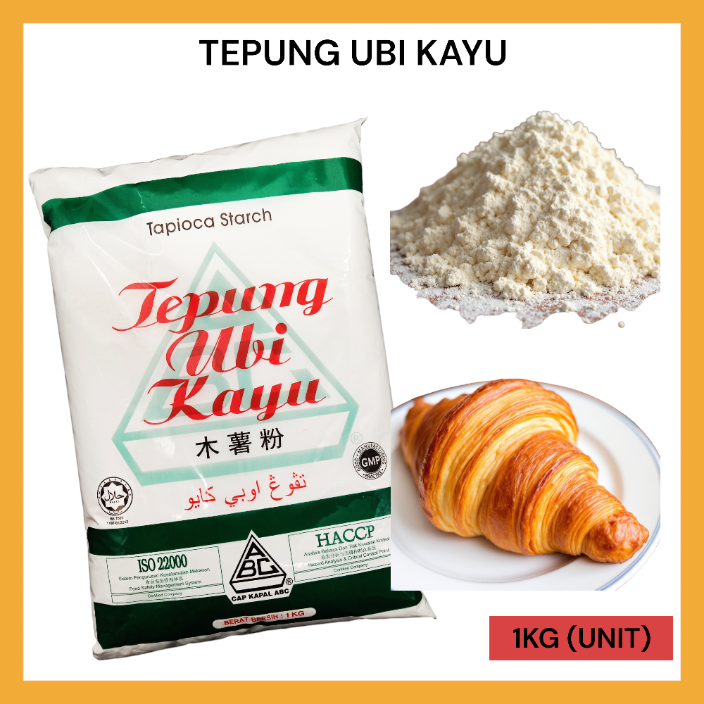 TEPUNG UBI KAYU ABC 1KG PER UNIT