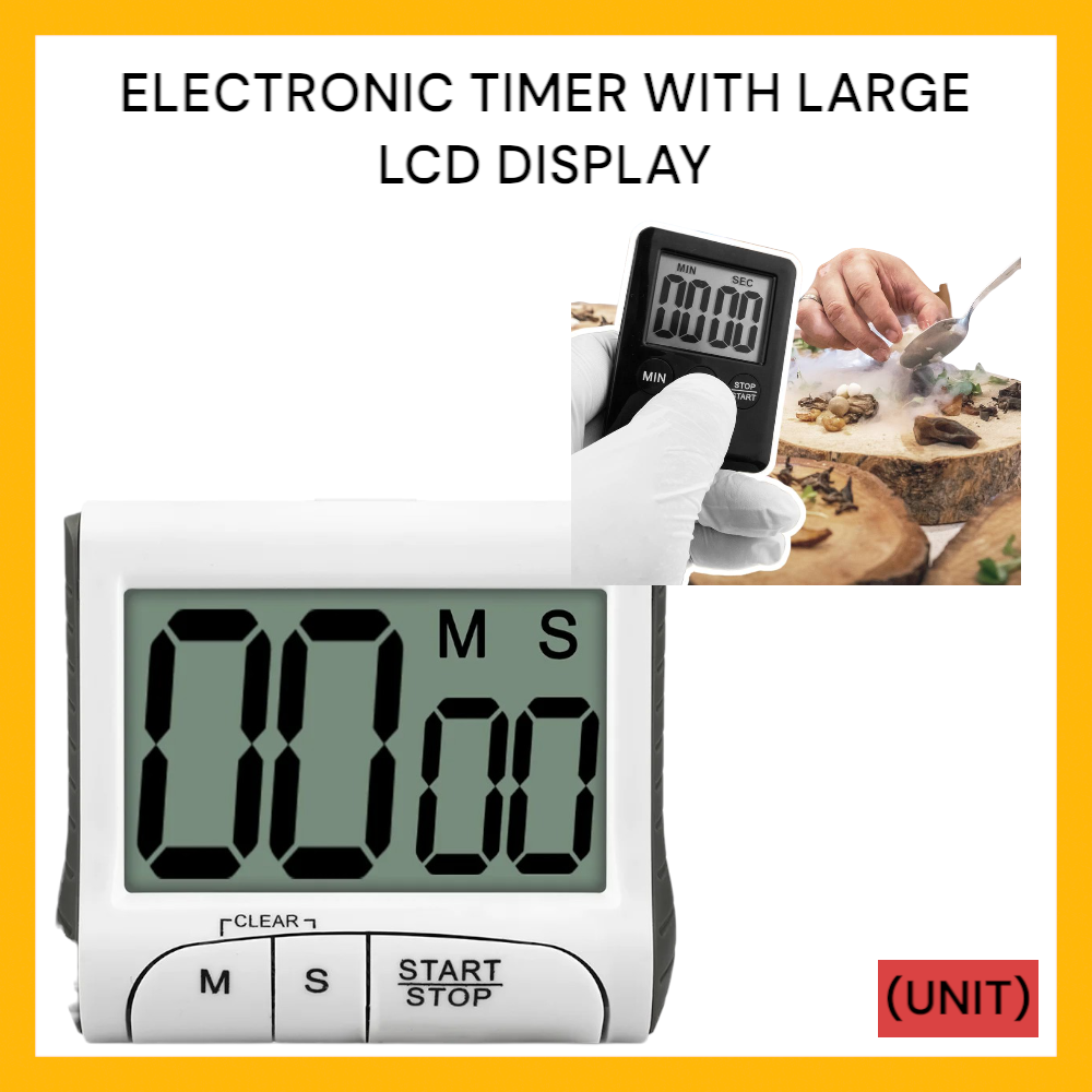 ELECTRONIC TIMER WITH LARGE LCD DISPLAY (B82A-164 801) PER UNIT